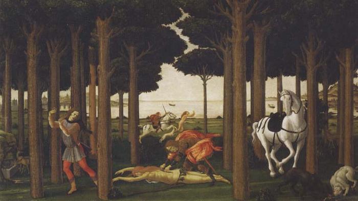 Sandro Botticelli rNovella di Nastagio degli Onesti oil painting image